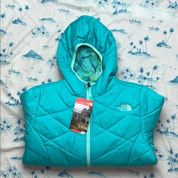 North Face Reversible Perrito Jacket Ion Blue - Picture 12 of 12